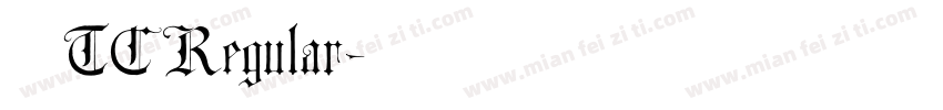 華文黑體TC Regular字体转换